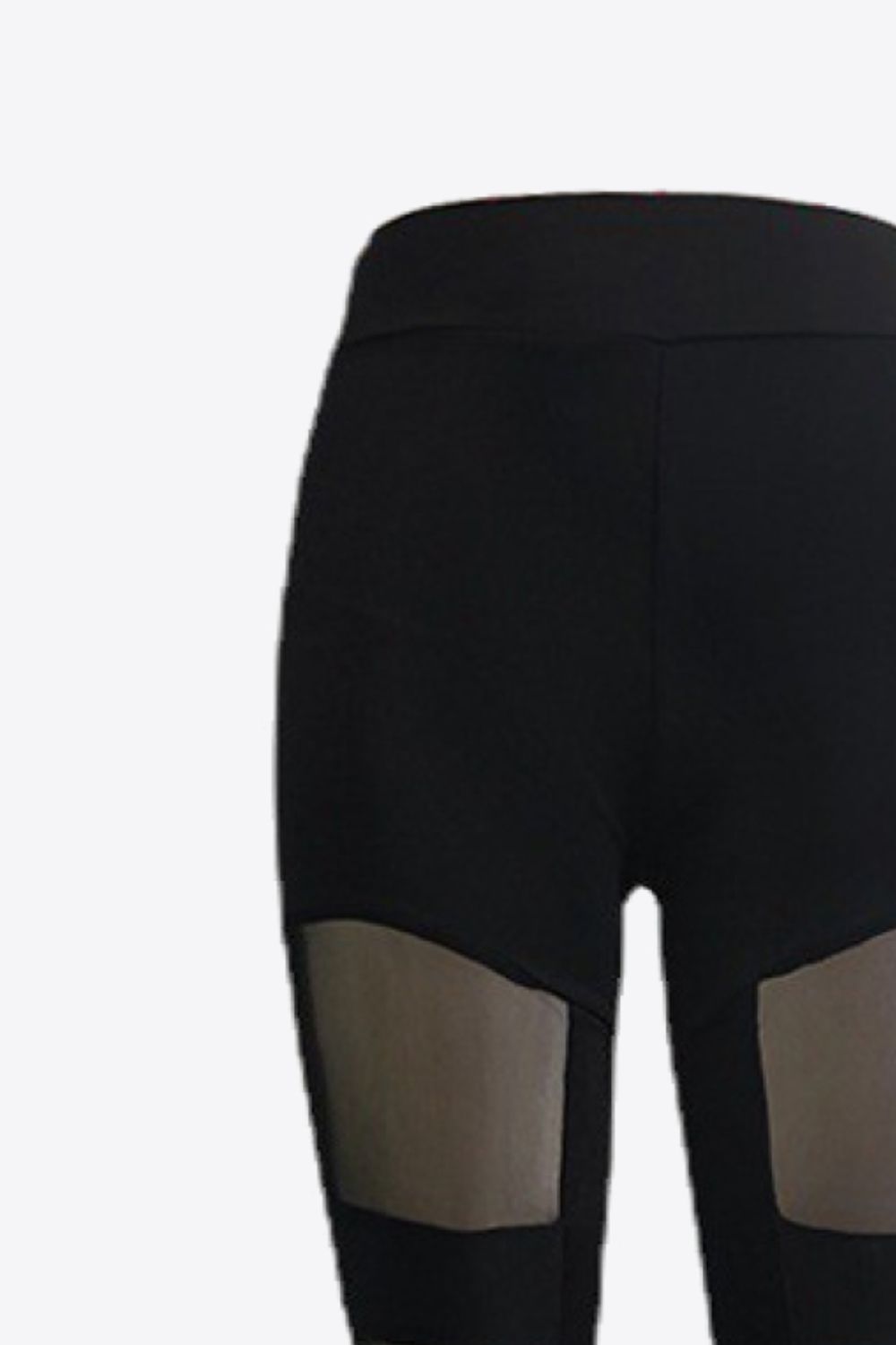 Spliced Mesh Leggings – Trendsi | ClozArt