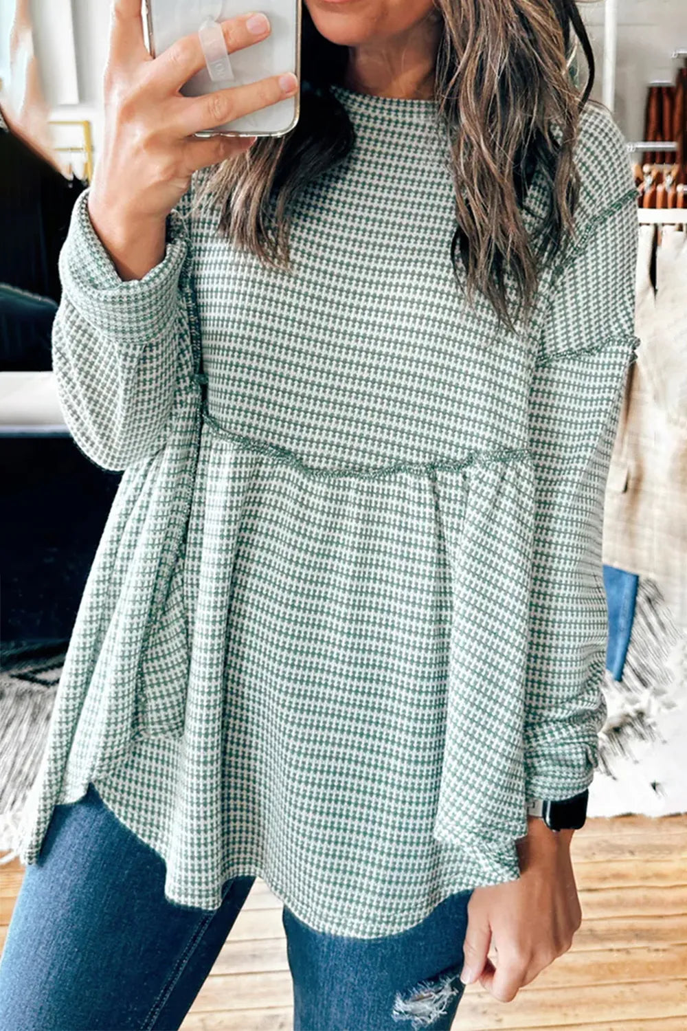 Exposed Seams Round Neck Dropped Shoulder T-Shirt – Trendsi | ClozArt