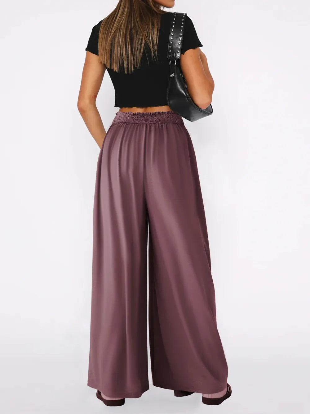 High Waist Wide Leg Pants – Trendsi | ClozArt