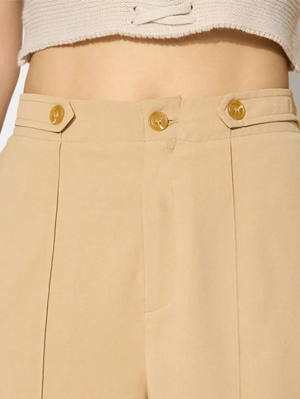 Wide Leg Pants with Pockets – Trendsi | ClozArt
