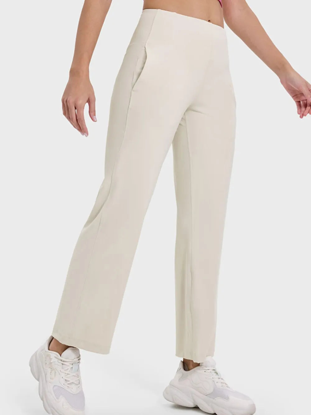 Millennia Pocketed High Waist Active Pants – Trendsi | ClozArt