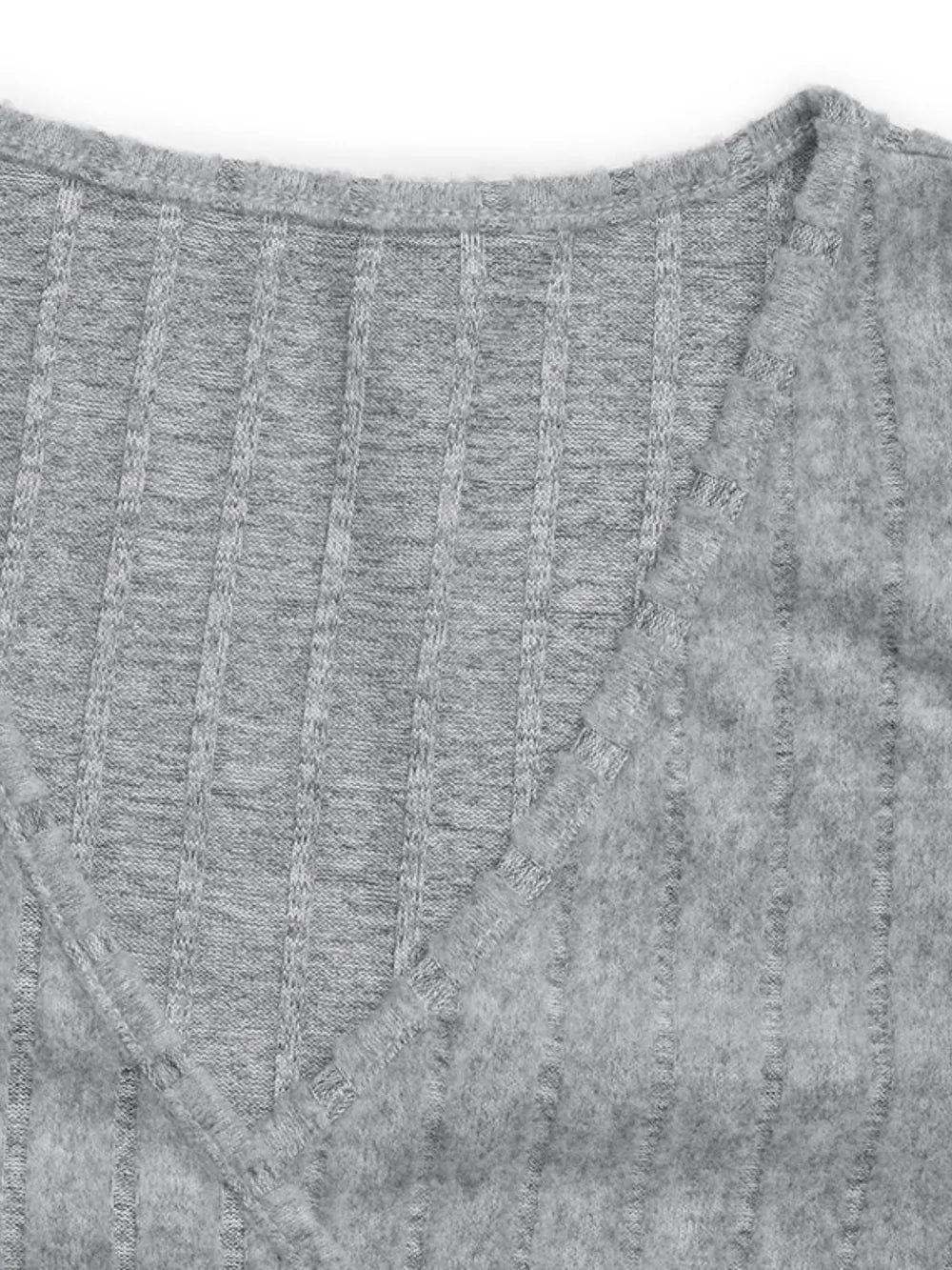 Perfee Surplice Long Sleeve T-Shirt – Trendsi | ClozArt