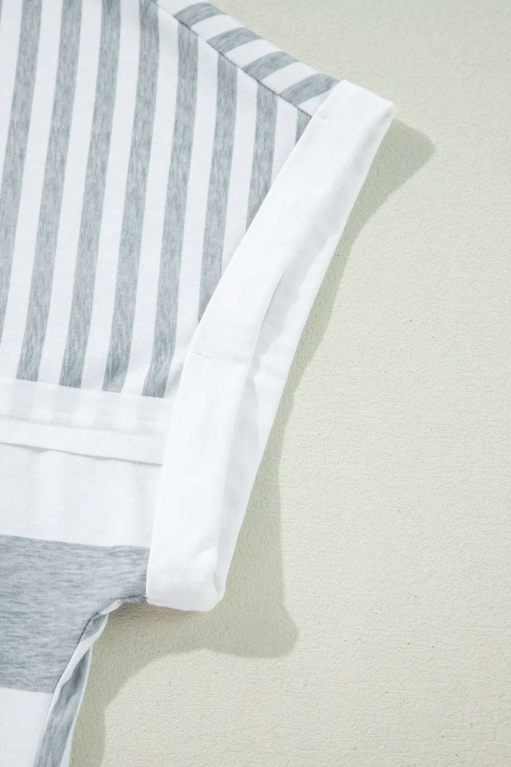 Stripe Mixed Short Sleeve Shift Mini Tee Dress – Trendsi | ClozArt