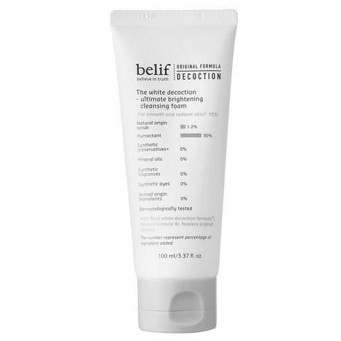 belif The White Decoction Ultimate Brightening Cleansing Foam 100ml – belif | ClozArt