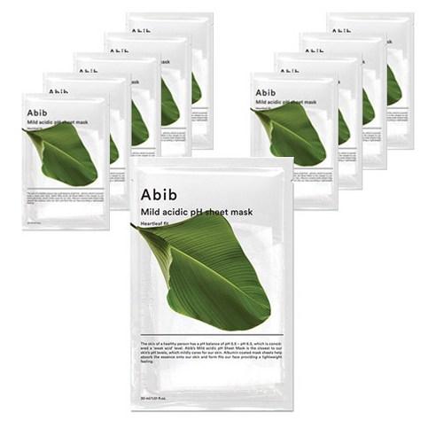 Abib Mild Acidic pH Sheet Mask Heartleaf Fit 30ml X 10pcs – Abib | ClozArt