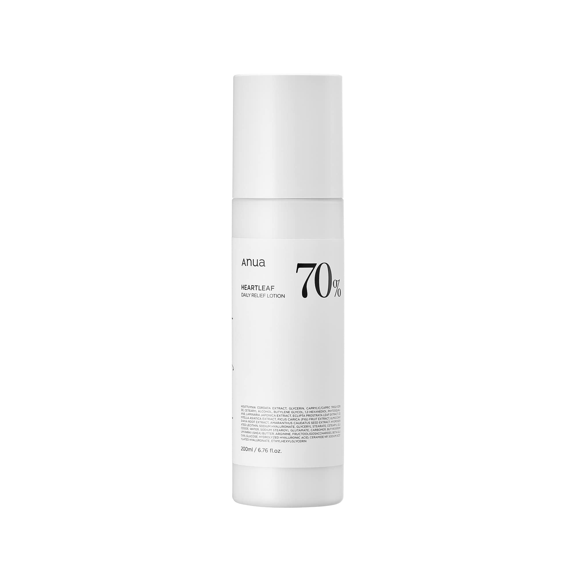 Anua HEARTLEAF 70% DAILY RELIEF LOTION 200ml – Anua | ClozArt