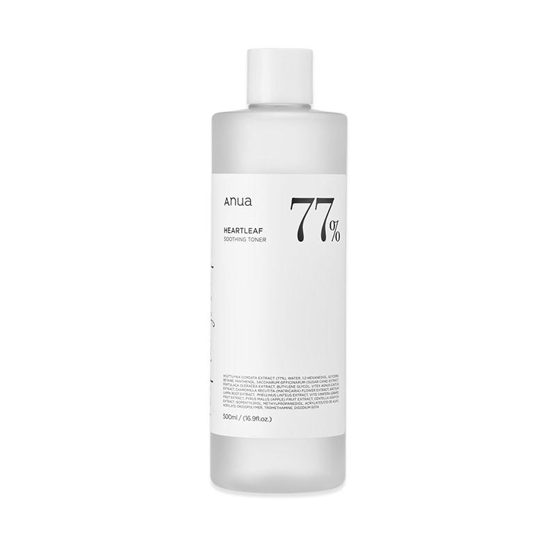 Anua HEARTLEAF 77% SOOTHING TONER 500ml – Anua | ClozArt