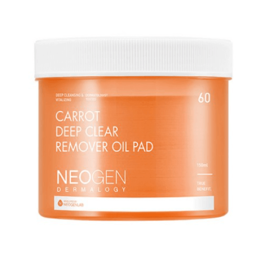 NEOGEN Dermalogy Carrot Deep Clear Remover Oil Pad 60 Sheets – NEOGEN | ClozArt
