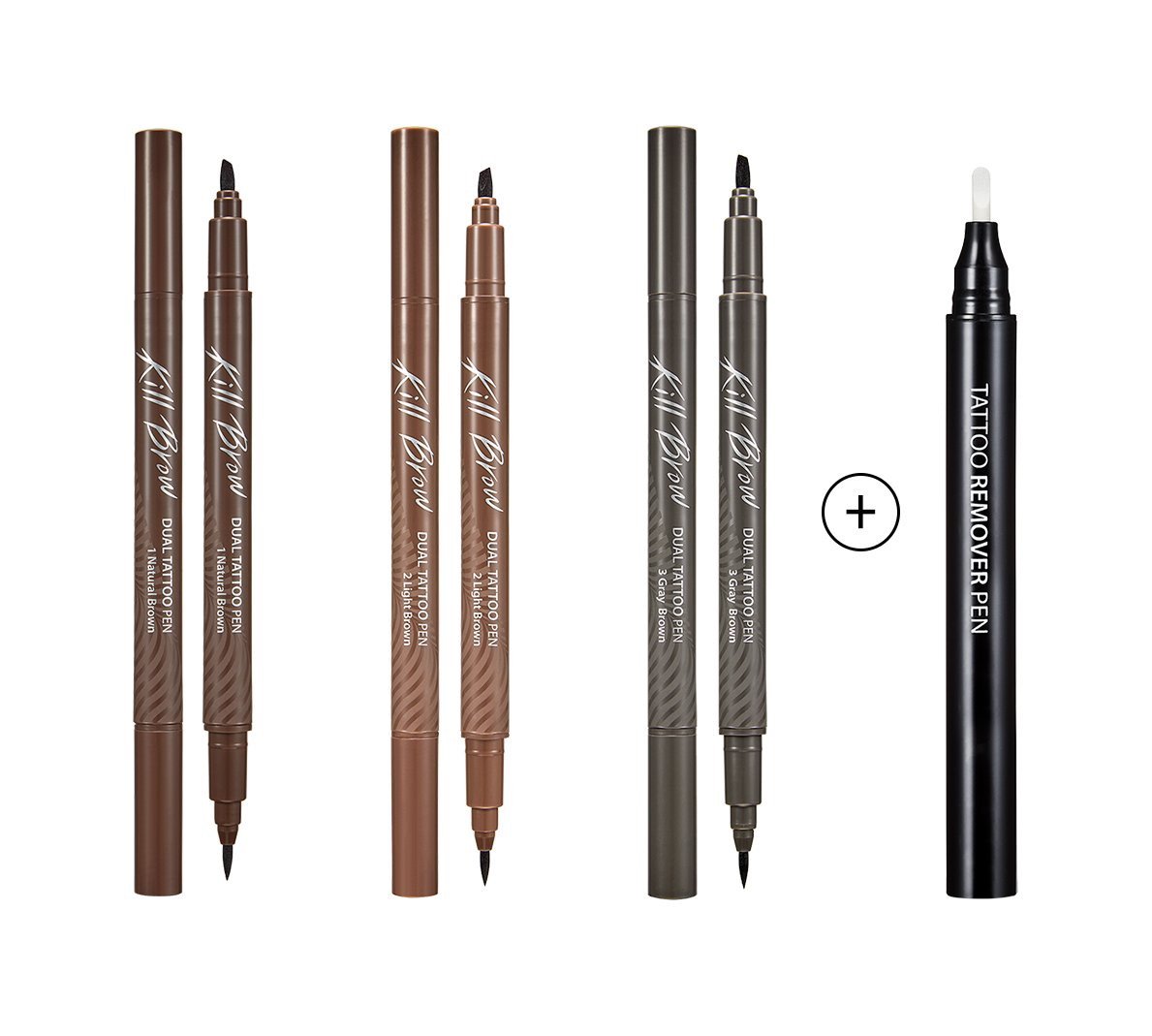 CLIO Kill Brow Dual Tattoo Pen & Remover Pen Set (3 Colors) – CLIO | ClozArt