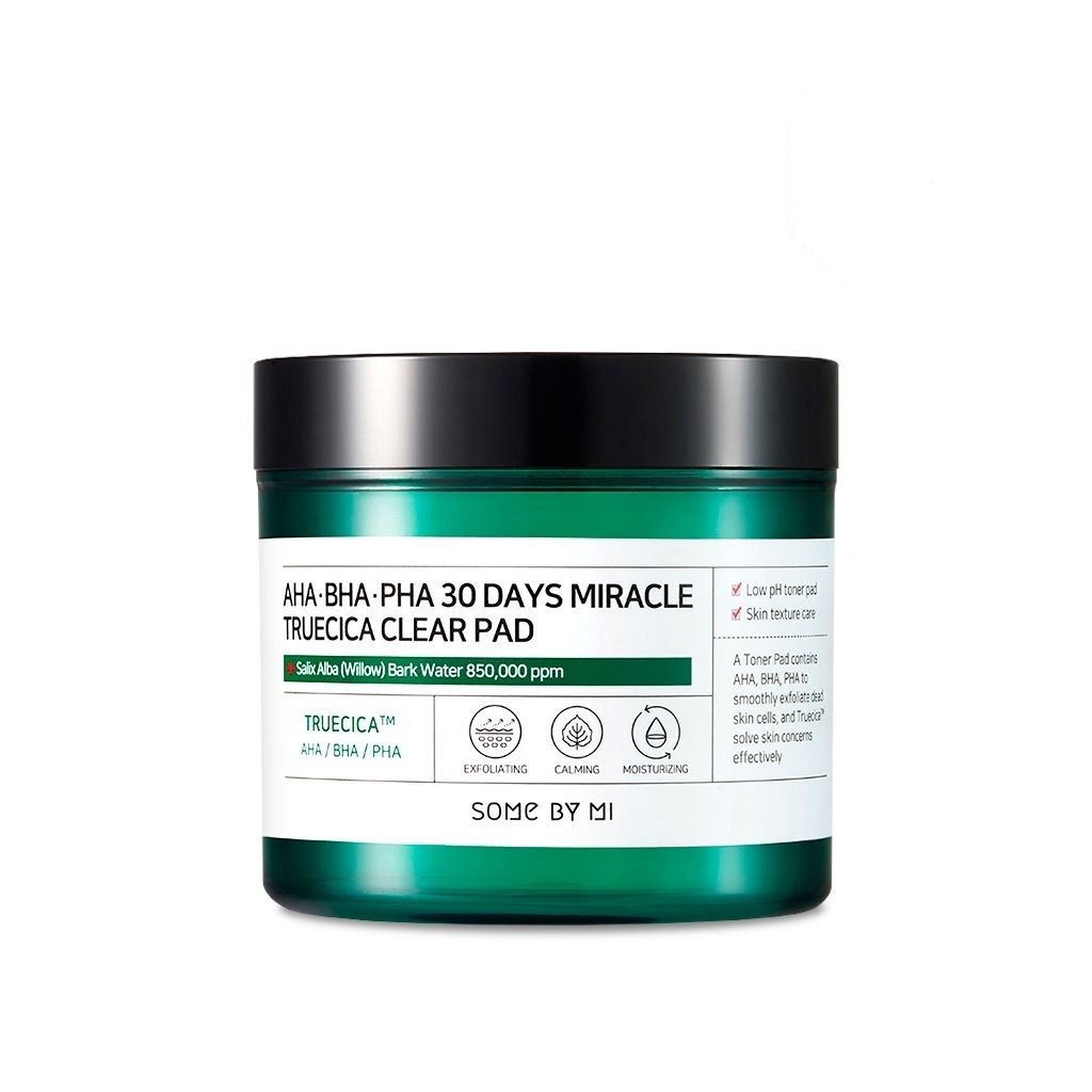 [SOME BY MI] AHA-BHA-PHA 30Days Miracle Truecica Clear Cleansing Pad (70ea/125ml) – SOME BY MI | ClozArt