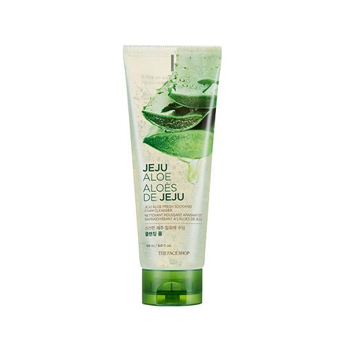 THE FACE SHOP Jeju Aloe Fresh Soothing Foam Cleanser 150ml – THE FACE SHOP | ClozArt