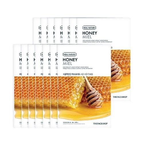 THE FACE SHOP REAL NATURE Face Mask #Honey (20g X 10ea) – THE FACE SHOP | ClozArt
