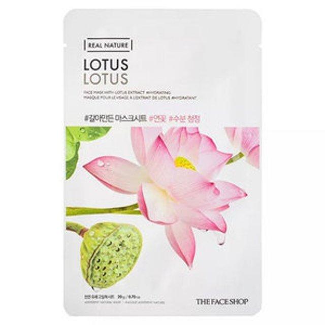THE FACE SHOP Real Nature Face Mask #Lotus (20g X 10ea) – THE FACE SHOP | ClozArt