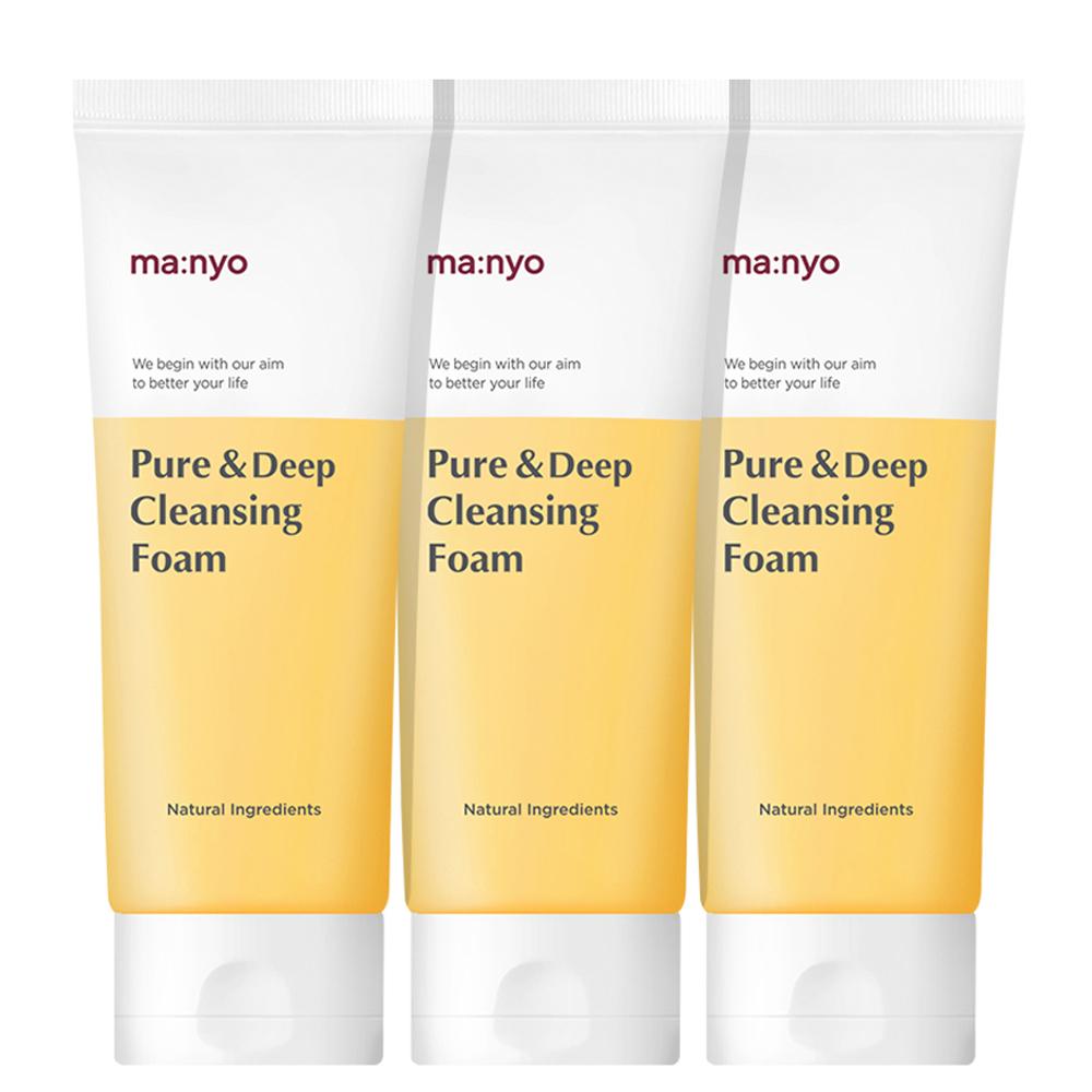 MANYO FACTORY Pure & Deep Cleansing Foam 100ml X 3ea – Manyo Factory | ClozArt