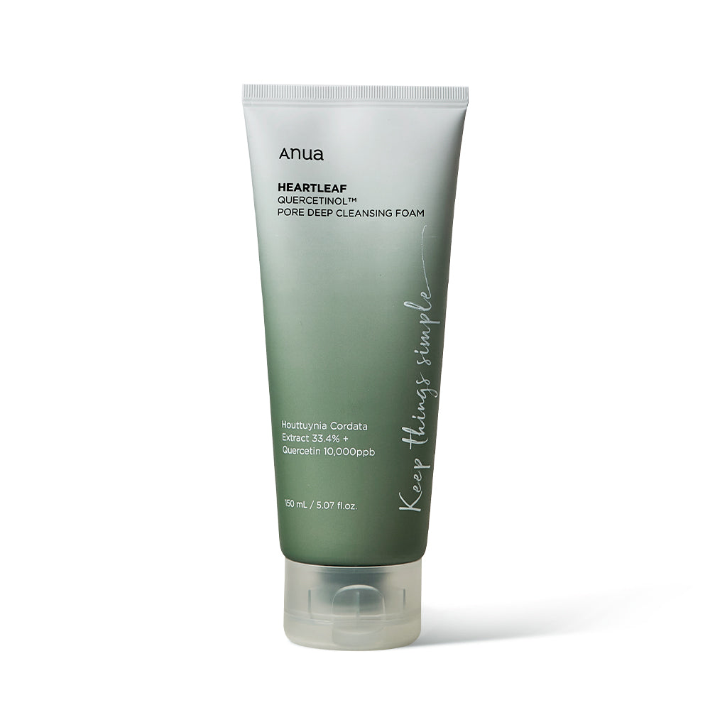 Anua HEARTLEAF QUERCETINOL PORE DEEP CLEANSING FOAM 150ml – Anua | ClozArt