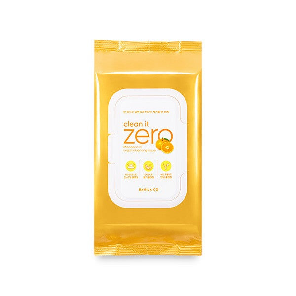 BANILA CO Clean it Zero Mandarin-C VEGAN cleansing Tissue (80 Wipes) – BANILA CO | ClozArt