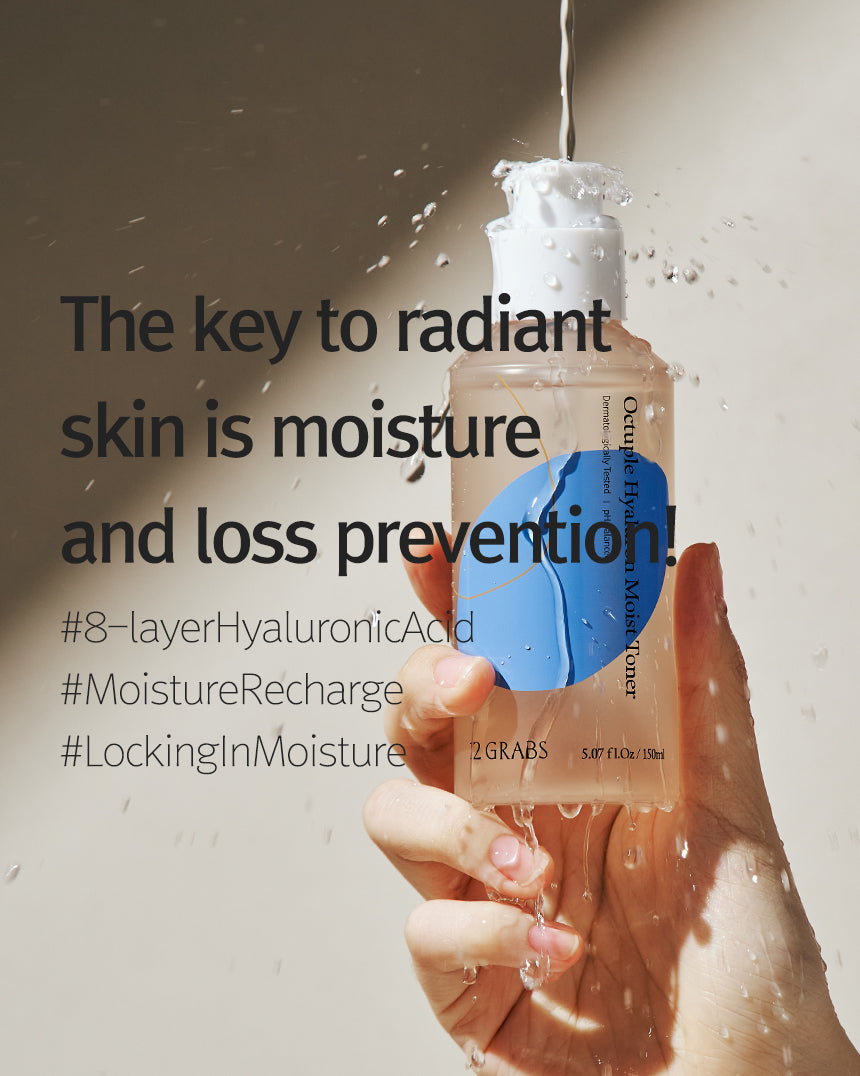 12GRABS Octuple Hyaluron Moist Toner 150ml – 12GRABS | ClozArt