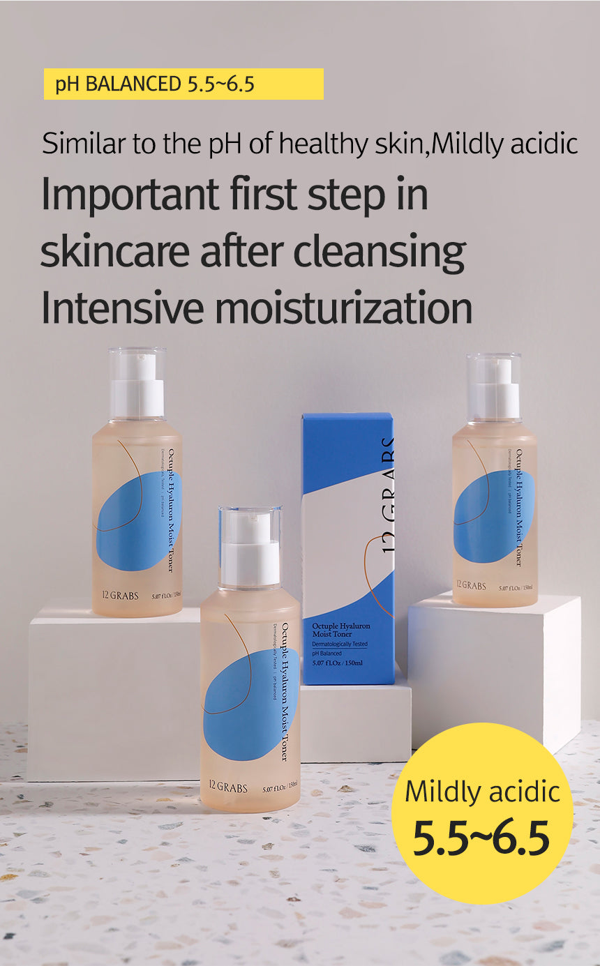 12GRABS Octuple Hyaluron Moist Toner 150ml – 12GRABS | ClozArt
