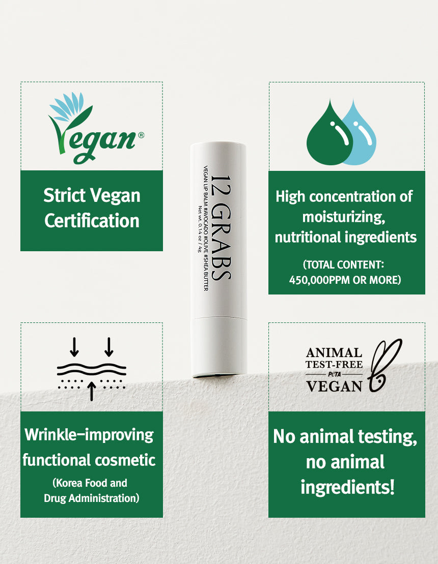 12GRABS Vegan Lip Balm 4g – 12GRABS | ClozArt