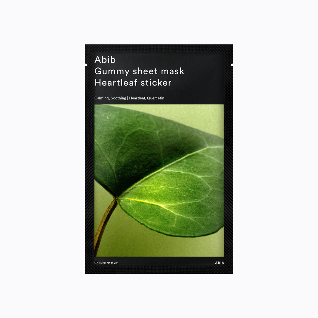 Abib Gummy sheet mask Heartleaf sticker 27ml – Abib | ClozArt
