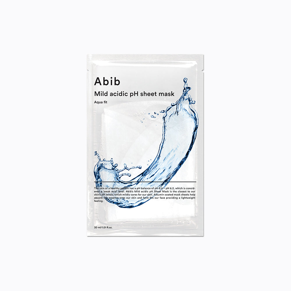 Abib Mild acidic pH sheet mask Aqua fit 30ml – Abib | ClozArt