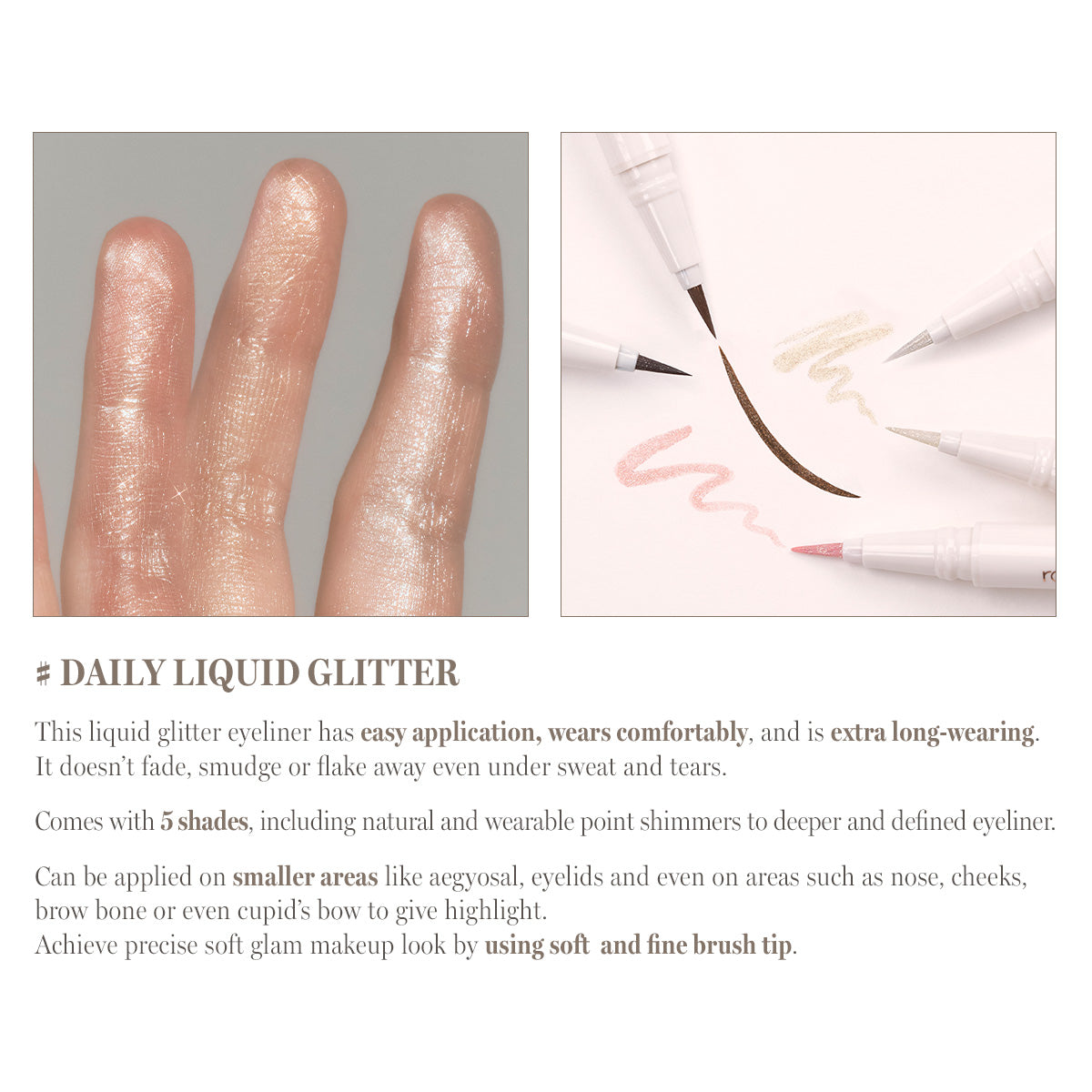 rom&nd Twinkle Pen Liner 0.5g – rom&nd | ClozArt