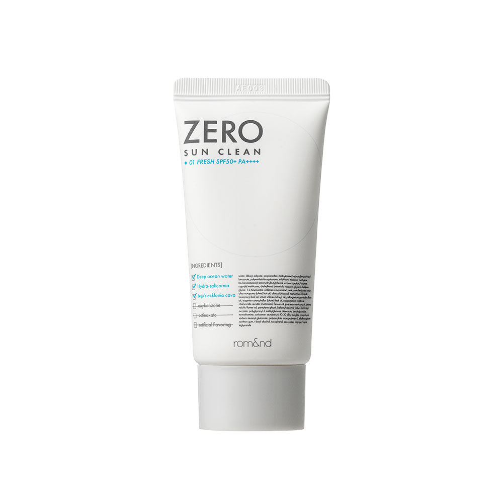 rom&nd ZERO SUN CLEAN 50ml, SPF 50+, PA++++ – rom&nd | ClozArt