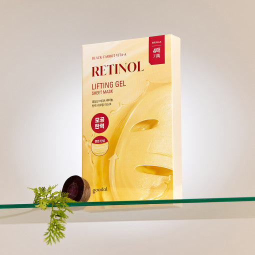 goodal Black Carrot Vita-A Retinol Lifting Gel Sheet Mask 4P – goodal | ClozArt