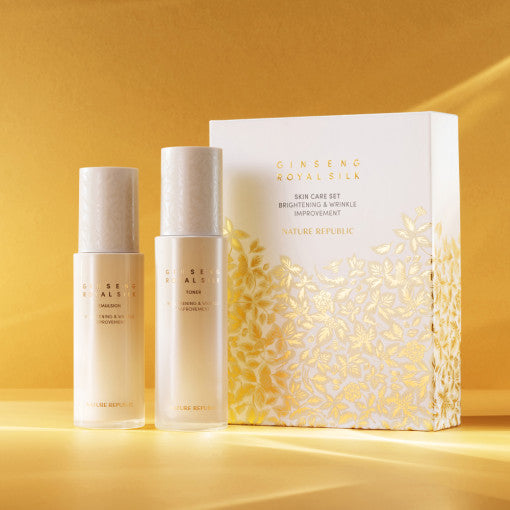 NATURE REPUBLIC Ginseng Gold Silk Toner & Emulsion Set – NATURE REPUBLIC | ClozArt