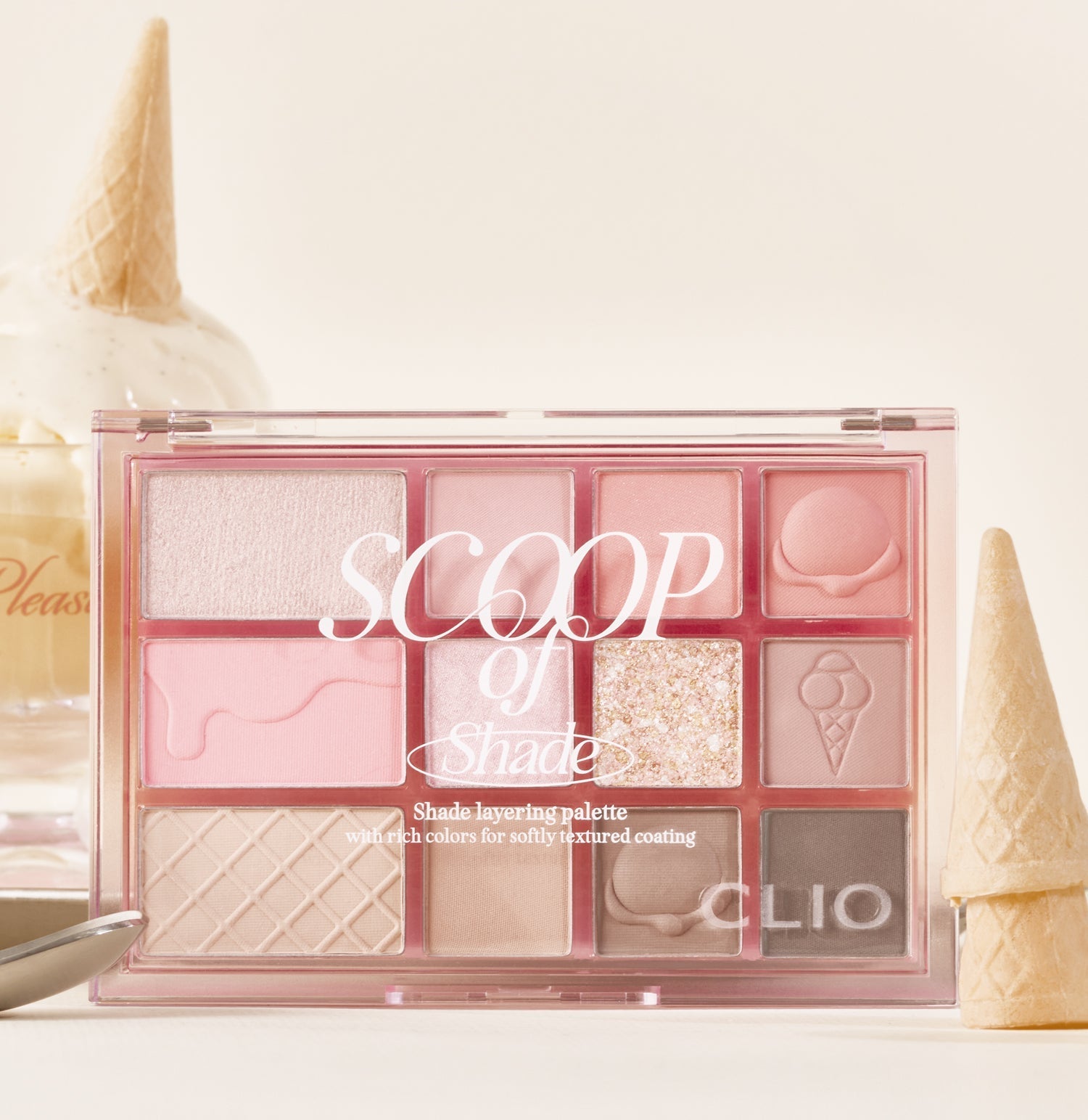 CLIO SHADE & SHADOW PALETTE 03 SCOOP OF SHADE – CLIO | ClozArt