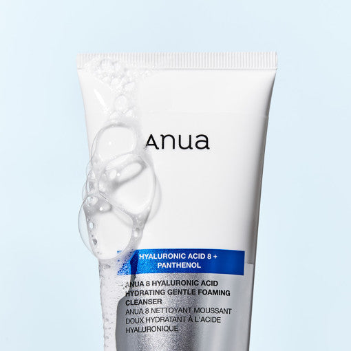 Anua 8 Hyaluronic Acid Hydrating Gentle Foaming Cleanser 150ml – Anua | ClozArt