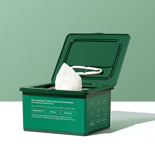 Anua Heartleaf Toner Double Soothing Mask 30 Sheets(330ml) – Anua | ClozArt