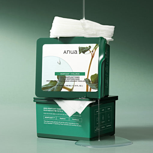 Anua Heartleaf Toner Double Soothing Mask 30 Sheets(330ml) – Anua | ClozArt