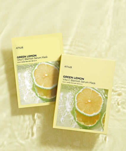 Anua Green Lemon Vita C Blemish Serum Mask 25ml X 10ea – Anua | ClozArt