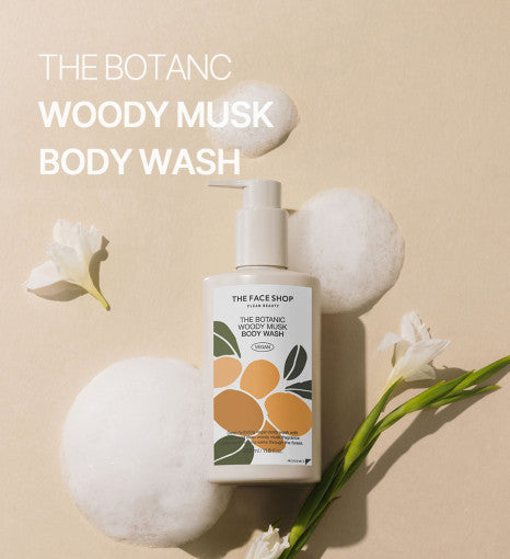 THE FACE SHOP THE BOTANIC WOODY MUSK BODY WASH 350ml – THE FACE SHOP | ClozArt