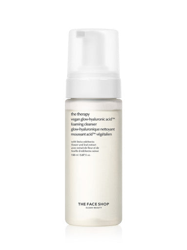 The Face Shop The Therapy Vegan Glow Hyaluronic Acid Foaming Cleanser 150ml – THE FACE SHOP | ClozArt