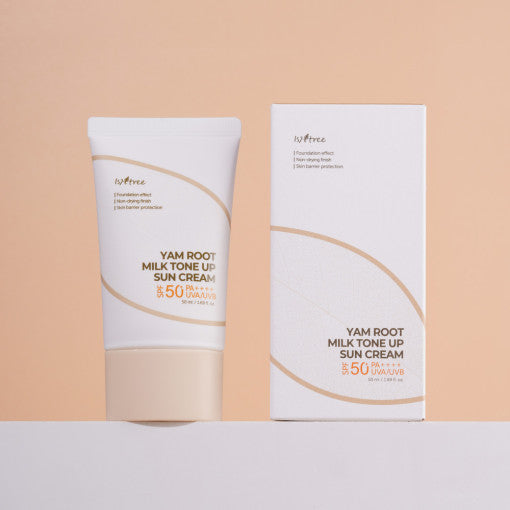 Isntree YAM ROOT MILK TONE UP SUN CREAM 50ml SFP50+ PA++++ – Isntree | ClozArt