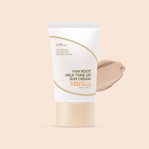 Isntree YAM ROOT MILK TONE UP SUN CREAM 50ml SFP50+ PA++++ – Isntree | ClozArt