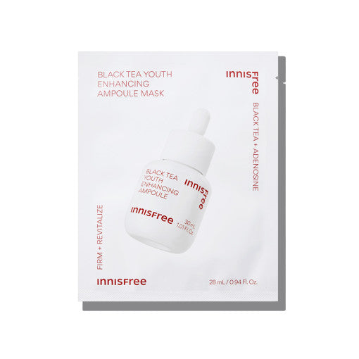 innisfree Black Tea Youth Enhancing Ampoule Mask 28ml X 6ea – innisfree | ClozArt