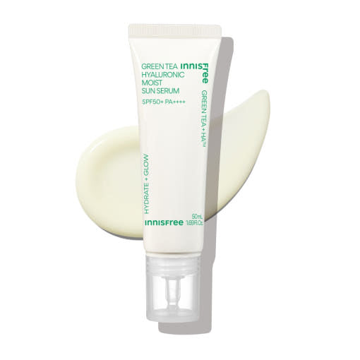 innisfree Green Tea Hyaluronic Moist Sun Serum 50ml SPF50+ PA++++ – innisfree | ClozArt