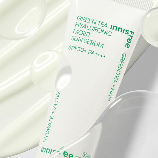 innisfree Green Tea Hyaluronic Moist Sun Serum 50ml SPF50+ PA++++ – innisfree | ClozArt