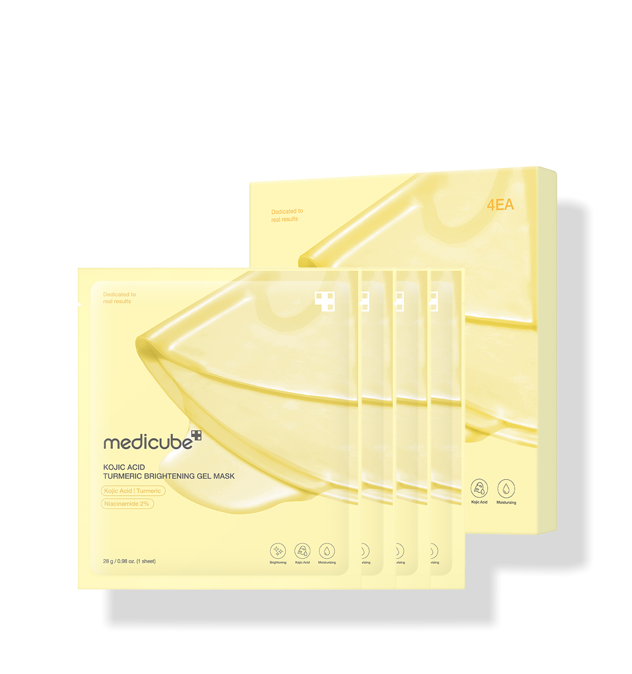medicube Kojic Acid Turmeric Brightening Gel Mask 28g*4ea – medicube | ClozArt