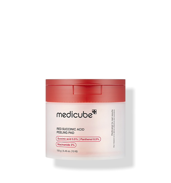 medicube Red Succinic Acid Peeling Pad 155g/70pads – medicube | ClozArt