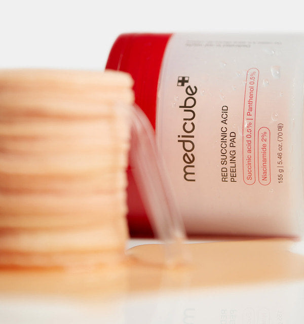 medicube Red Succinic Acid Peeling Pad 155g/70pads – medicube | ClozArt