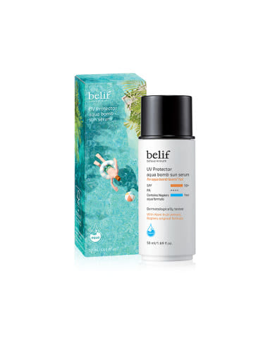 belif UV Protector Aqua Bomb Sun Serum SPF50+ PA++++ 50ml (Summer Edition) – belif | ClozArt