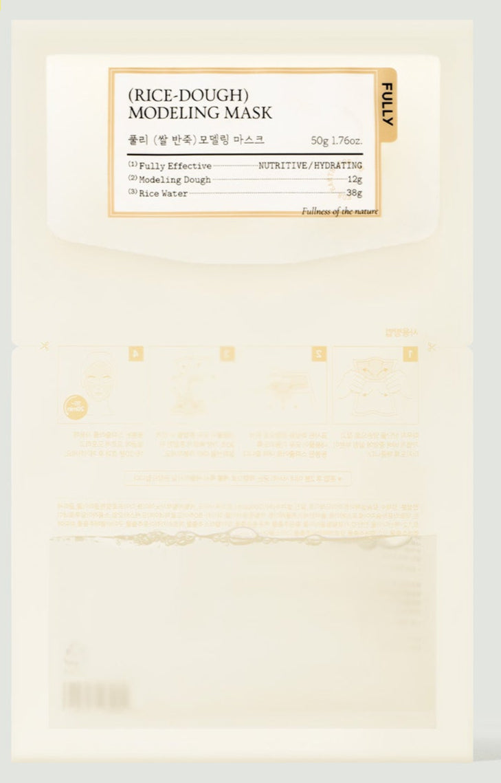 FULLY RICE-DOUGH MODELING MASK 50g*4ea – FULLY | ClozArt