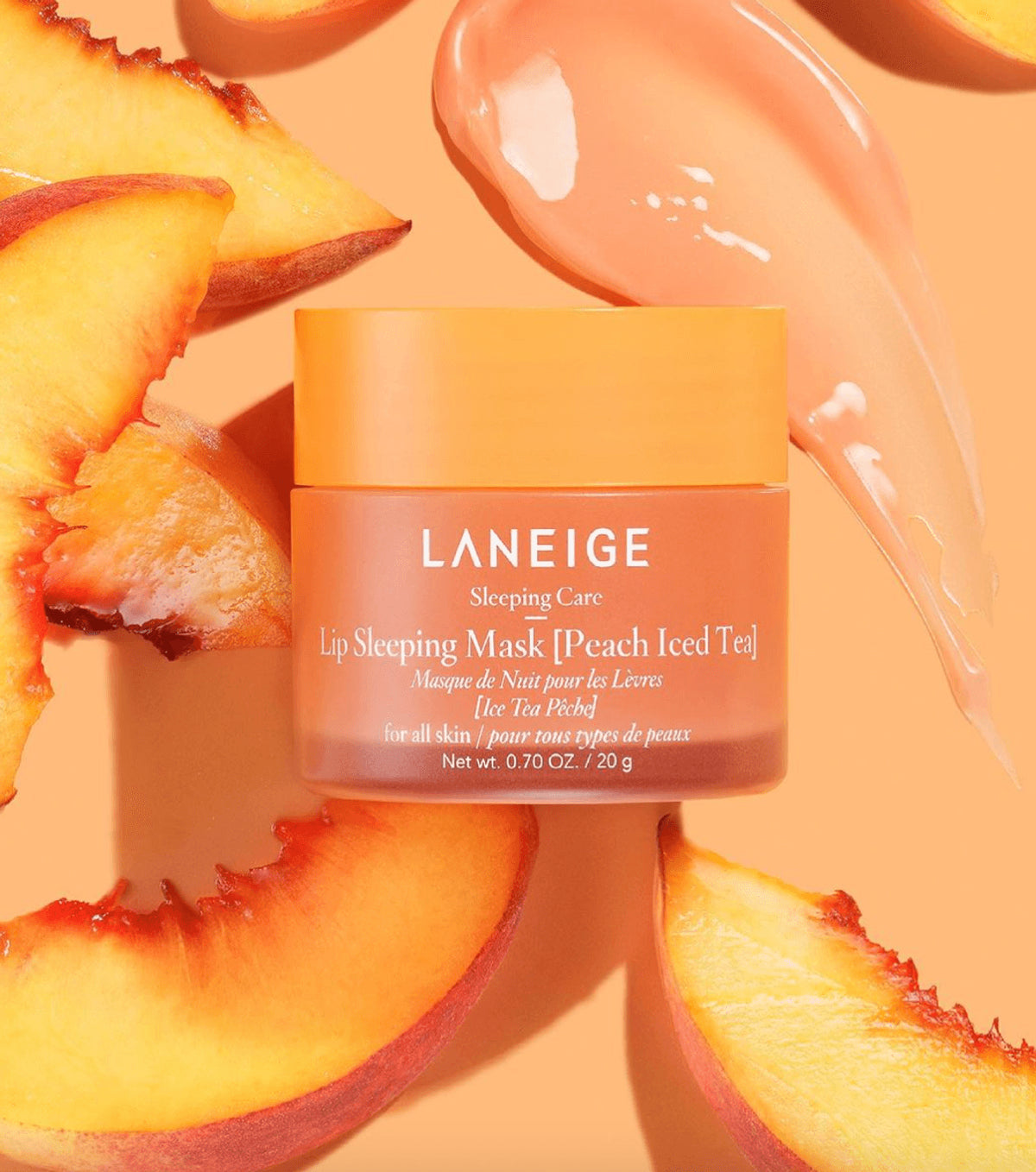LANEIGE Lip Sleeping Mask EX 20ml #Peach Iced Tea – LANEIGE | ClozArt