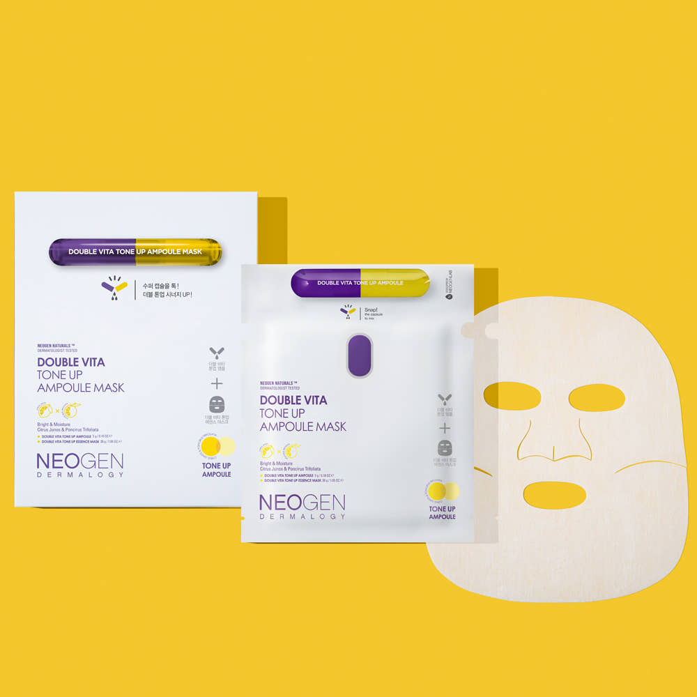 NEOGEN Dermalogy Double Vita Tone Up Ampoule Mask 30g X 5ea – NEOGEN | ClozArt