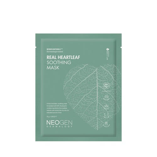 NEOGEN Dermalogy Real Heartleaf Soothing Mask 37g X 5ea – NEOGEN | ClozArt