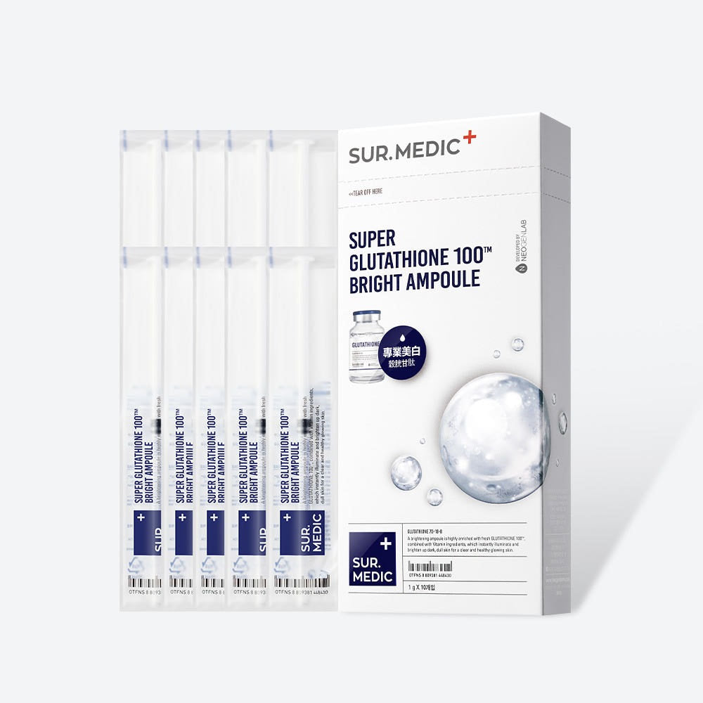 NEOGEN SUR.MEDIC+ Super Glutathione 100 Bright Ampoule 1ml × 10ea – NEOGEN | ClozArt